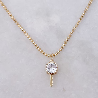 Fine Rondelle Necklace - 45cm