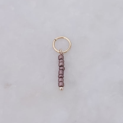 Braune Stapelperlen - Anhänger