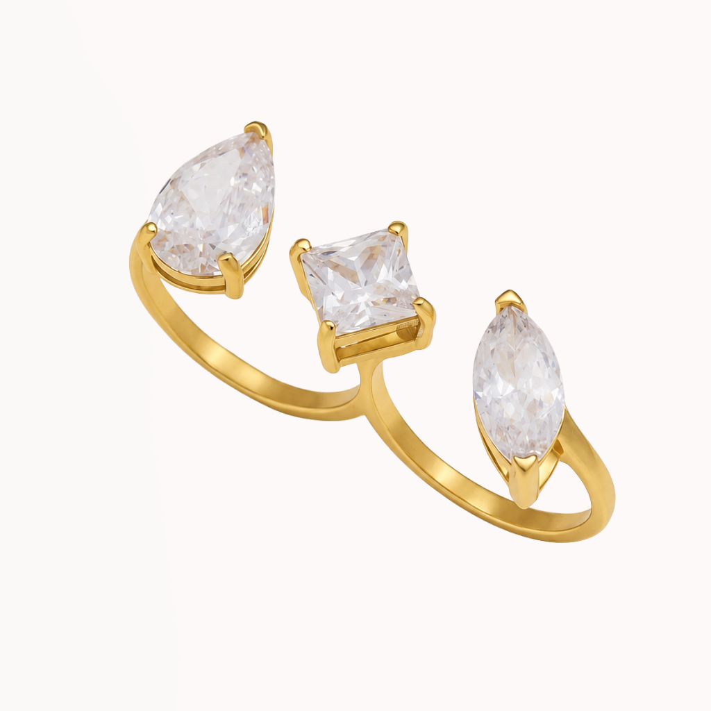 Double Diamond Ring
