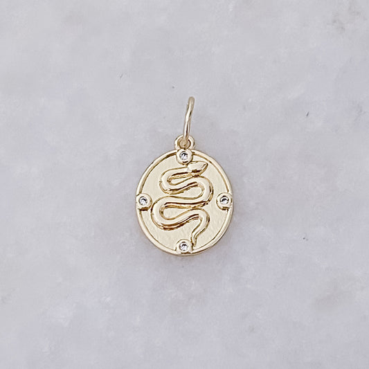 Snake Coin - Charm